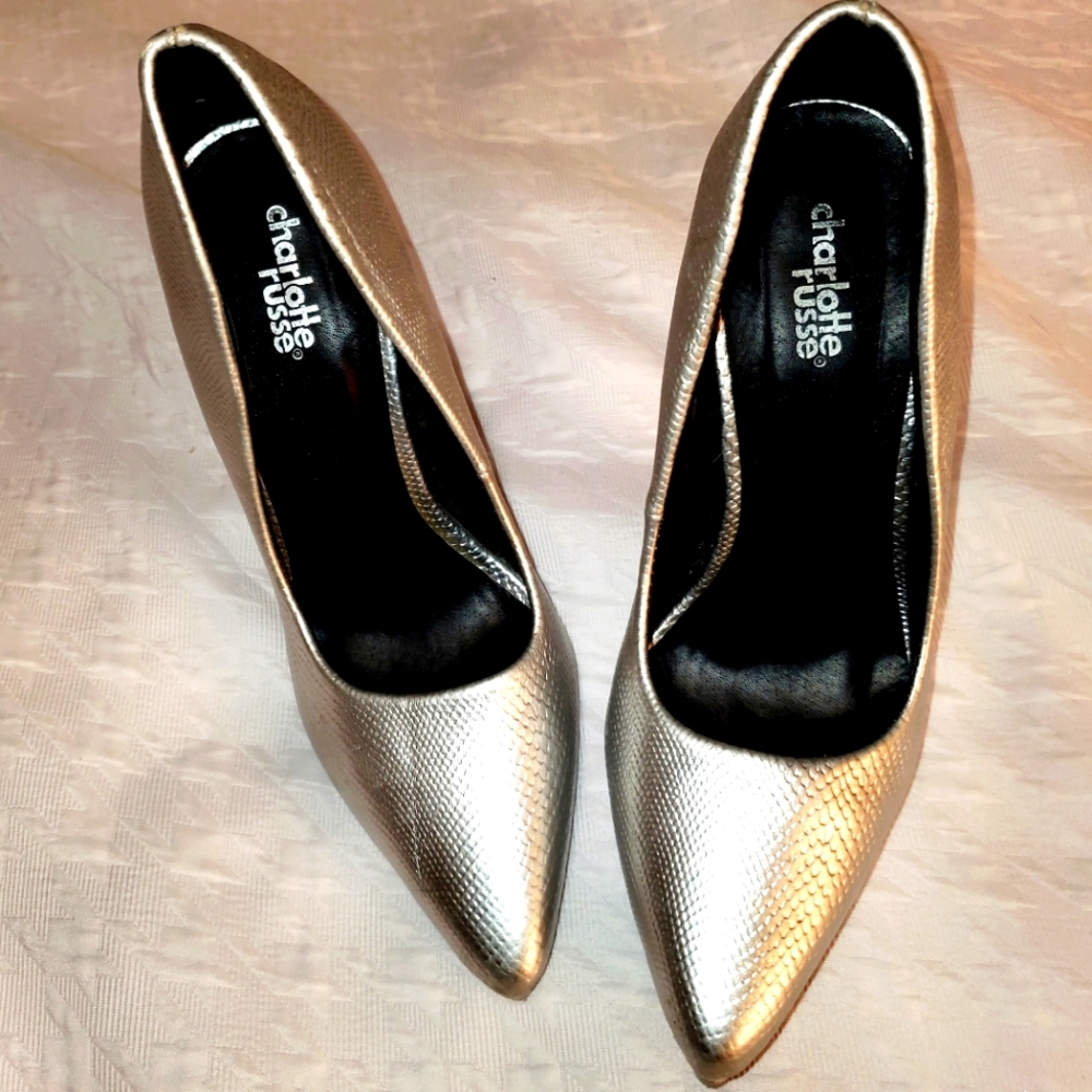 Silver heels